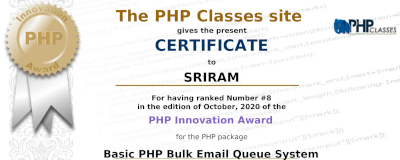 PHP Classes Profile